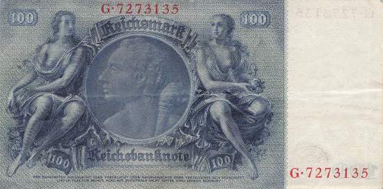 100 Mark 1935 ro.176a F/G